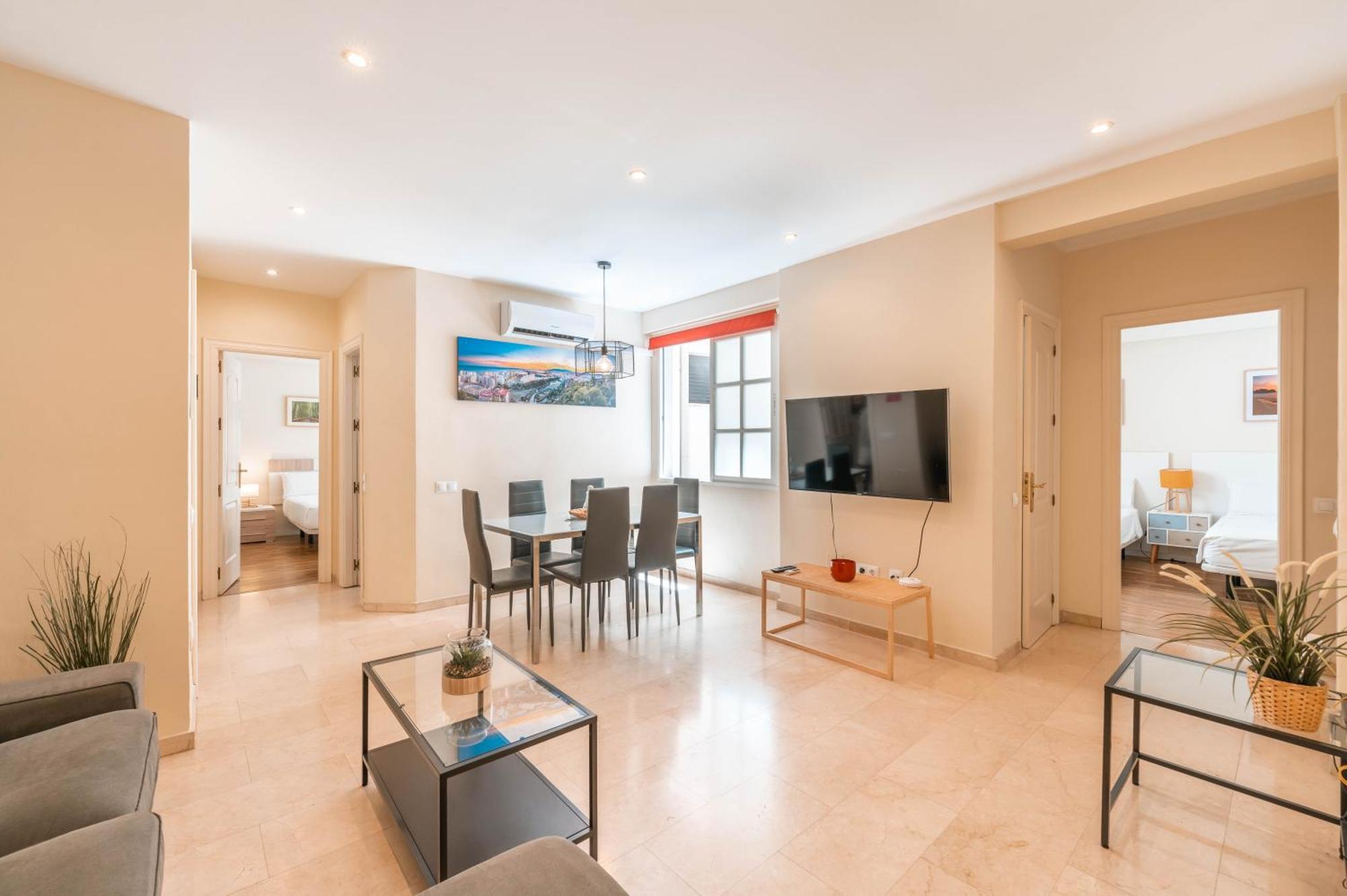 Apartament Gran De 3 Junto A La Catedral Màlaga